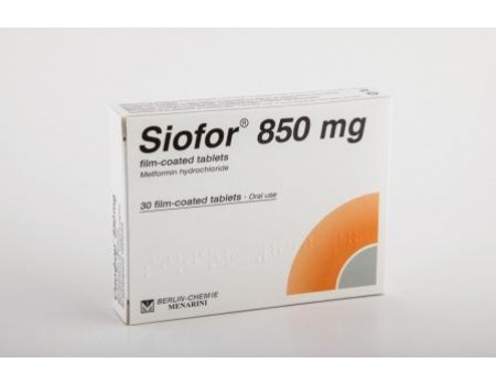 Metfocon 850 mg. 28 tablets